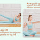 Figure 8 Resistance Band, Arm Back Shoulder Exercise Elastic Rope Stretch Fitness Band, Foot, Leg, Hand Stretcher, Arm Exerciser for Yoga Pilates Stretching Physical Therapy, Home Gym Workout