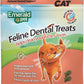 Feline Dental Treats — Tasty and Crunchy Cat Dental Treats Grain Free — Natural Dental Treats to Clean Cat Teeth, Freshen Breath, Reduce Plaque and Tartar Buildup — Salmon Treats, 32 oz (32 oz)