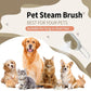 New Cat Steam Brush for Shedding Dog Brush with Steam Pet Hair Cleaning Brush Comb for Spray 4 in 1 Pet Grooming Soft Silicone Brush for Long & Short Haired Pets (White)