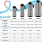 AQUAFIT 64 oz Water Bottle with Time Marker - 2in1 Straw & Chug Lid - BPA Free Big Water Bottle with Straw - Gym Water Bottle with Strap - Water Jug (64 Ounces, Frosty)