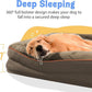 Washable Orthopedic Large Dog Bed - XL Large Dog Bed with Removable Bolsters Cover Foam Support Big Dogs Beds Non-Slip Bottom & Waterproof