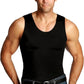 Insta Slim -Made in USA- Compression Tank-Top Shapewear for Men. Tummy Control Slimming Body-Shaper for Belly & Back Support