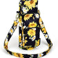 Betsey Johnson Insulated Water Bottle Pouch Holder Carrier Crossbag with Adjustable Shoulder Strap - Lightweight Polyester Accessories with Pockets Good for Hiking Sports