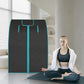 Smartmak Far Infrared Sauna, Full Body One Person Portable SPA Set with Time & Tempreture Remote Control, Heating Foot Pad and Foldable Reinforced Chair (L 27.6’’ x W 31.5’’ x H 37.8’’) - Black