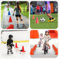 Soccer Cones (9 Inch 20 Pack), Agility Training Sport Cone with Carry Bag for Drilling Football Basketball Field Markers,