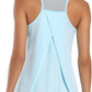 Aeuui Womens Workout Tops for Women Racerback Tank Tops Mesh Yoga Shirts Athletic Running Tank Tops Sleeveless Gym Clothes