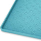 Ptlom Dog Food Mat Anti-Slip Pet Bowl Mats for Food and Water, High-Lips Pet Placemat Prevent Messy Spills to Floor, Waterproof Puppy Feeding Tray for Small, Medium Large Dogs Cats, Silicone