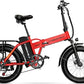 DriftGod Folding Electric Bike for Adults – 1000W Motor, 20"x3" Fat Tire, 48V Removable Battery, All-Terrain E-Bike with 7-Speed, Front Suspension – Powerful Foldable Ebike for Commuter