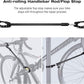 CXWXC Bicycle Repair Stand for Bike Maintenance, Up to 30 kg, Height Adjustable, Foldable and 360° Rotatable Bike Maintenance worktand for MTB, Road Bike