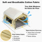 Dog Tent Cotton Fabric, Aluminum Poles and Camping Mat, Outdoor Weatherproof, Dog House Outdoor, Breathable with 2 Side Windows, Portable and Collapsible (Green, Large)