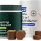 Wuffes Hip and Joint Supplement for and 23-in-1 Multivitamin Bundle for Dogs (Small & Medium Breed)