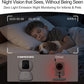 5G Security Camera Indoor 2-Pack, No-Monthly-Fee AI Tracking Facial Recognition, 3K Pet/Dog Camera with Speaker/Phone App, PTZ WiFi Baby Monitor Cameras for Home Security, 0-Glow Night Vision