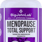 BIGJOHNLAB® - Menopause Total Support – Advanced Probiotic Formula with 5 Strains & 15 Billion CFU, Resveratrol, Black Cohosh, Acacia Fiber, Non-GMO & 100% Vegetarian