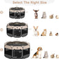 A4Pet Portable Kitten Playpen for Cats, 27" Foldable Pet Playpen for Puppy/Cat/Rabbit/Chick, with Removable Zipper Top & Mesh Panel(11”W × 7.5”H)