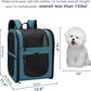 Apollo Walker Dog & Cat Carrier Backpack for 4-15lb Pets - Ventilated Safe Design with Padded Back Support, Breathable Mesh Pet Backpack for Hiking, Travel, Outdoor (Teal)