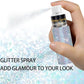 Hair and Body Glitter Spray, Holographic Glitter Highlighter Powder, Face Body Clothes Shiny Glitter, Loose Shimmer Hairspray Festival Rave Prom Accessories, 10g (07# Rainy-Rainbow)