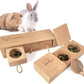 Dewonch Small Animals Hide Treats Foraging Puzzle Toys, Pet Interactive Snuffle Logic Game for Mental Enrichment,for Guinea Pigs,Rabbits,Chinchillas