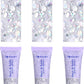 Face Body Glitter, Hair Glitter Sparkles Chunky Face Glitter Gel for Girls Makeup Singer Concerts Mermaid Festival Sequins Face Paint (3pc Silver)