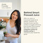 SMART Pressed Juice Pineapple Chia Cleanse | Prebiotic Superfood Plant Based Fiber with Vegan Probiotics & Enzymes | Pineapple Juice Cleanse for Women & Men | 30 Servings