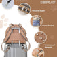 Expandable Pet Carrier Backpack, Cat Carrier Backpacks with Breathable Mesh for Cats Small Dogs Puppies Up to 25 Lbs Airline Approved Waterproof Travel Carrier with Safety Buckle for Hiking & Flights