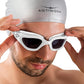 AqtivAqua Swimming Goggles, DX Wide View Swim Goggles for Adult Men Women, Anti Fog No Leaking