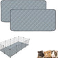 2 Pack Guinea Pig Cage Liners Washable Guinea Pig Bedding Waterproof | Super Absorbent | Non Slip | Reusable Guinea Pig Pee Pads for Small Animals Rabbit Hamster Rat - for Midwest 48" x 24"