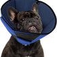 Small Dog Cone Collar, Adjustable Soft Dog Cone for Small Dogs to Stop Licking, Breathable Pet Recovery Cone for Small Male Female Dogs, Blue S