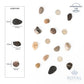 Royal Imports 5LBS River Rocks Decorative Ornamental Pebbles, Garden Landscaping Stones, Gravel Filler for Plants, Vases, Succulents, Home Decor, Aquariums, Crafting, Animal Habitat - Large Natural