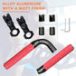 Handlebar Extender for Peloton Indoor Exercise Bikes, 1 Pair of Ultimate Handlebar Extension of Peloton Accessories (Bull-horn (with Red Tapes))