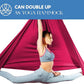 Aerial Silks Starter Kit - Durable 9 Yards of Aerial Yoga Hammock with Hardware & Guide - Aerial Swing for Acrobatic Flying Yoga & All Levels (Aerial Rigging Point Up to 13ft)