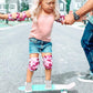Soft-Style Kids Knee and Elbow Pads with Bike Gloves, Flexible Impact-Resistant Gear for Ages 2-11, Designed for Balance Bikes, Roller-Skating, and Skateboarding