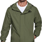 COOFANDY Men's Rain Jacket Waterproof With Hood Lightweight Packable Shell Raincoat Windbreaker For Cycling Golf Travel
