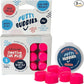 Earvolution Floating Putty Buddies Ear Plugs for Swimming - Invented by an Ear Physician - Moldable, Premium, Silicone - Floats on Water - Waterproof - Made in The USA - 3 Pack - Hot Pink