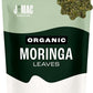 J MAC BOTANICALS Organic Moringa Leaves, malunggay leaf, Whole Green Moringa Oleifera Leaf Tea