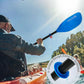 Abahub Adjustable Kayak Paddle 210-230 cm/ 230-250 cm Floating Kayaking Oars Boating Oars Canoeing Oars Black