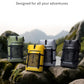 ECOHUB Waterproof Backpack for Women Men, 30L Roll-Top Closure Heavy Duty Dry Bag for Travel with IPX8 Waterproof Phone Case