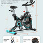 pooboo Exercise Bike, Adjustable Magnetic/Brake Pad Resistance Silent Belt Drive, Indoor Cycling Bike for Home Cardio, Fitness Stationary Bike with 350lbs/300lbs Weight Capacity &Upgraded Version Seat