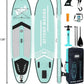 BM Paddle Board Inflatable Stand Up Paddle Board, SUP Paddleboard for Adult, Premium Accessories | Non-Slip EVA Deck & Foam Handles, Camera Mount, Double Action Pump, 85L Travel Backpack