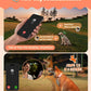 GlocalMe PetPhone for Dog and Cat, Support Play Music and Two-Way Call, Pet Community and AI Health Alerts, Real Time Tracking and Virtual Fence, Unlimited Range Pet GPS Tracker (Pink)