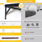 Modern Wall-Mounted Cat Furniture - 5pcs Cat Wall Shelves, Wooden Climber Includes House, Bridge, Tree, Steps, and Scratcher