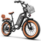 1500W Electric Bike for Adults,48V 20/60Ah Removable Battery Max Range 80Miles & 30MPH Electric Bicycle,20''×4" Fat Tire Ebike,Adult Electric Bicycles for Commute Beach Snow,E-Bike UL Certified