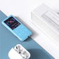 AGPTEK 64GB MP3 Player with Bluetooth 5.3, A19PL 2.4" Curved Screen Portable Music Player with Speaker Lossless Sound with FM Radio, Voice Recorder, Supports up to 128GB, Blue