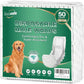 IMMCUTE Dog Diapers Male Large 50 Ct, Disposable Male Dog Wraps with Wetness Indicator, Super Absorbent Puppy Diapers Male, Comfortable Doggie Diapers for Excitable Urination, Incontinence