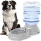 Automatic Dog Water Dispenser, 3 Gallon| 11L Gravity Automatic Pet Water Dispenser Station, Pet Waterer for Dogs and Cats, Large Capacity Water Feeder