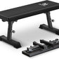 Flat Weight Bench - Heavy Duty Foldable Workout Bench for Home Gym, 1300lb Capacity Adjustable Strength Training Bench Press for Ab and Full Body Exercises, Sturdy and Easy to Fold