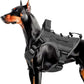Heavy-Duty Tactical Dog Harness for Large Dogs, No Pull Adjustable Reflective Pet Vest with Molle System, K9 Military-Grade Control for Service Training, Outdoor & 10+ Breeds, Gray, Medium