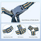 Stripe Step in Dog Harness for Small Dogs, Freedom Nylon Dog Halter Vests, Lightweight and Escape Proof Puppy Harness, Quick Fits for Small Medium and Large Dogs, Blue S