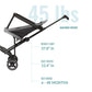 Dream On Me Lightweight And Compact Coast Rider Stroller With One Hand Easy Fold, Adjustable Handles And Soft Ride Wheels, Grey