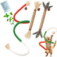 Cat Toys, 3PCS Catnip Toy for Indoor Kitten Treat Cats Chew Stick for Dental Cleaning Teeth Kitten Silvervine Rope Kitty Feather Snack for for Kick Molar Scratch Self Play Interactive Boredom