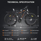aostirmotor 750W Electric Bike for Adults 26"×4" Fat Tire Electric Bike 48V 13AH Lithium Battery Adult Electric Bicycles, 28MPH E Bike for Adults, Shimano 7 Speed Electric Mountain Bike